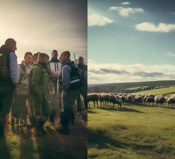 环保局抓羊最新动态图片曝光，官方回应与现场实拍，事件始末详解