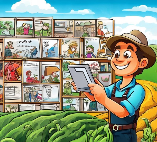 解锁农业科普新方式，漫画图片素材库助力农业知识传播创新