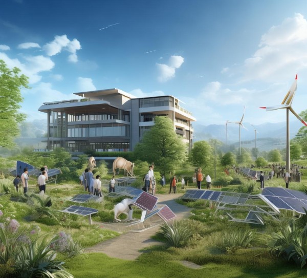 H5环保地球动态海报，以科技赋能，用创意守护蓝色星球