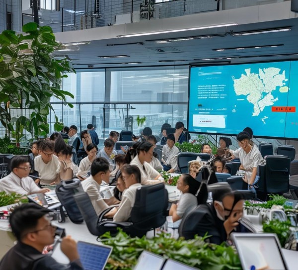 H5环保地球动态海报，以科技赋能，用创意守护蓝色星球